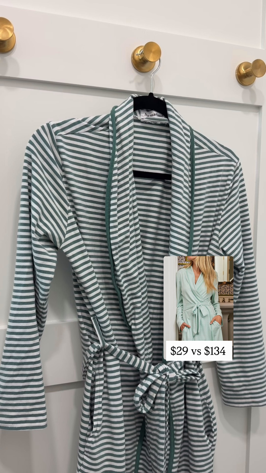 Striped Amazon robe

#LTKSaleAlert #LTKU #LTKmomlife