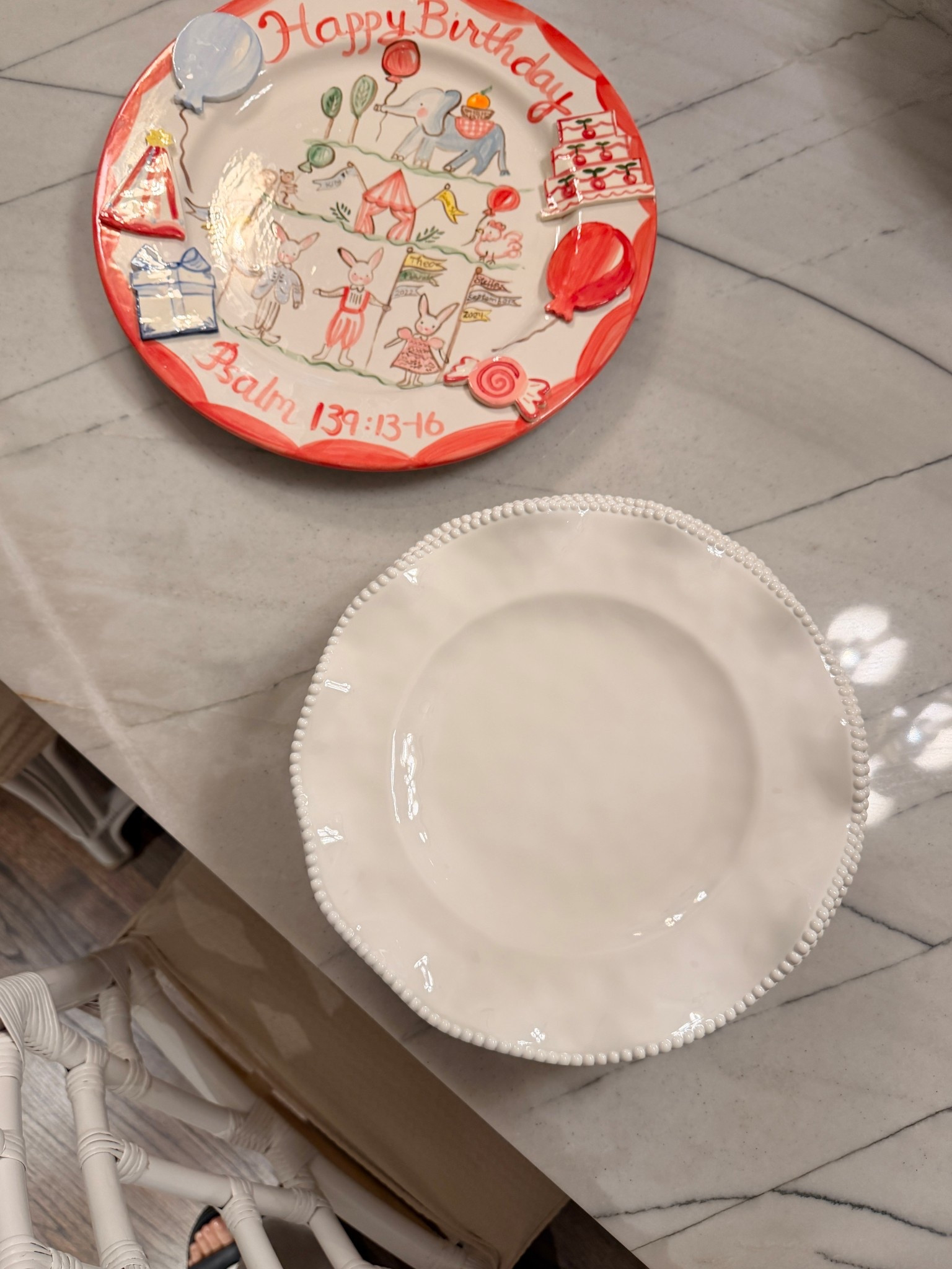 I love these melamine plates so much - bought three sets of 4 from Amazon 

#LTKHome