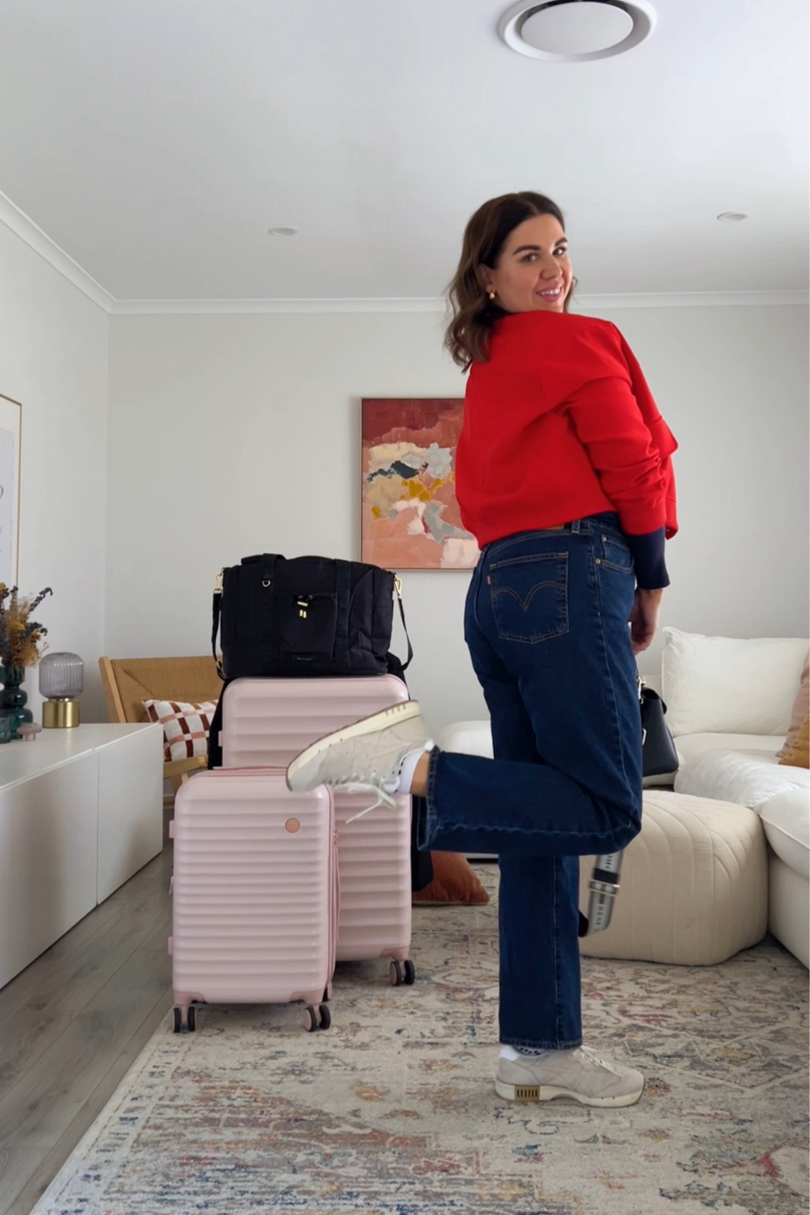 Wearing size 30 jeans, M top and 12 Bomber  

#LTKmidsize #LTKstyletip #LTKaustralia