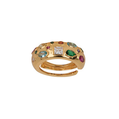 Bounkit Fortuna Ring (more colors) - Purple / 6 | Shop.com