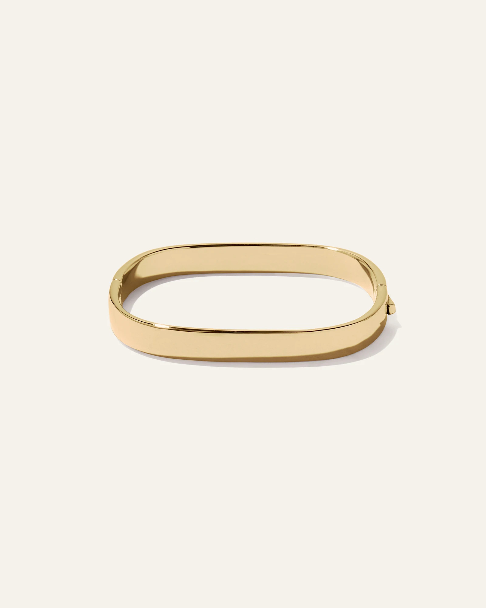 Quince | Women's Rectangular Bold Bangle in Sterling Silver, Gold Vermeil | Quince