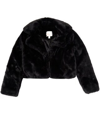 Big Girls 7-16 Short Faux Fur Jacket | Dillard's