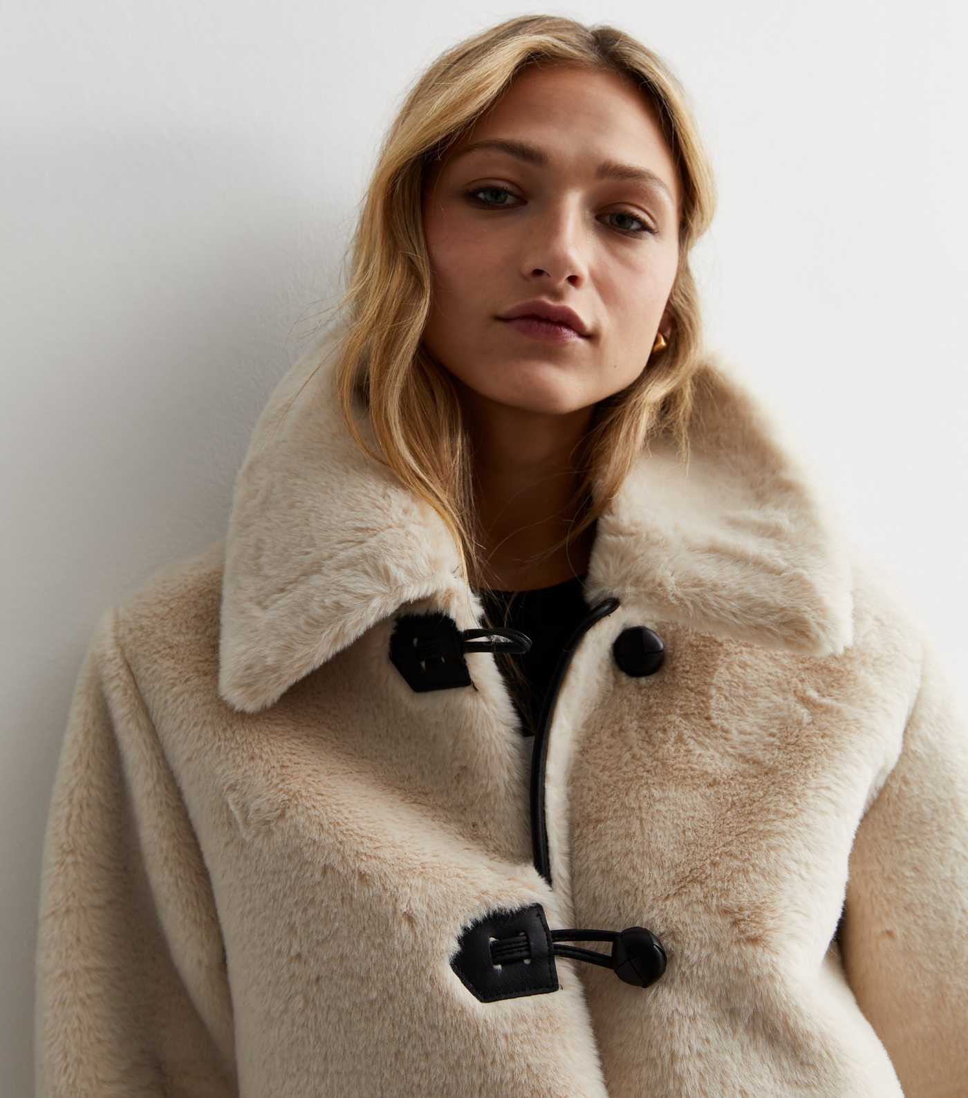 Cream Faux Fur Toggle Coat
						
						Add to Saved Items
						Remove from Saved Items | New Look (UK)