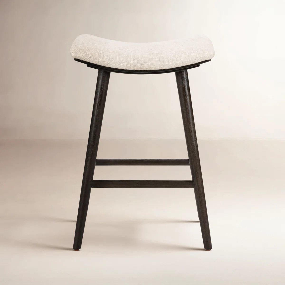Schaeffer Upholstered Counter Stool with Solid Wood Frame | Wayfair North America