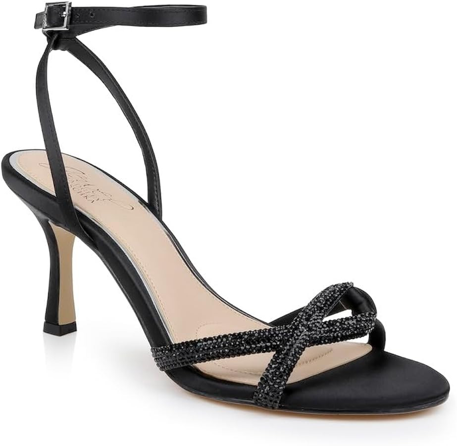 Jewel Badgley Mischka Fiji Mid Stiletto Heel Sandals | Amazon (US)