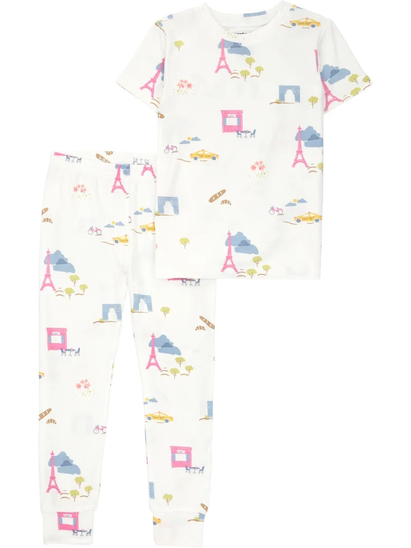 Carter's Child of Mine Baby and Toddler ComfySoft Pajama Set, 2-Piece, Sizes 12M-5T | Walmart (US)