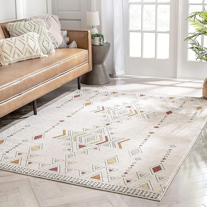 Amazon.com: Well Woven Malaga Huron Bohemian Vintage Tribal Beige Distressed High-Low 2'3" x 7'3"... | Amazon (US)