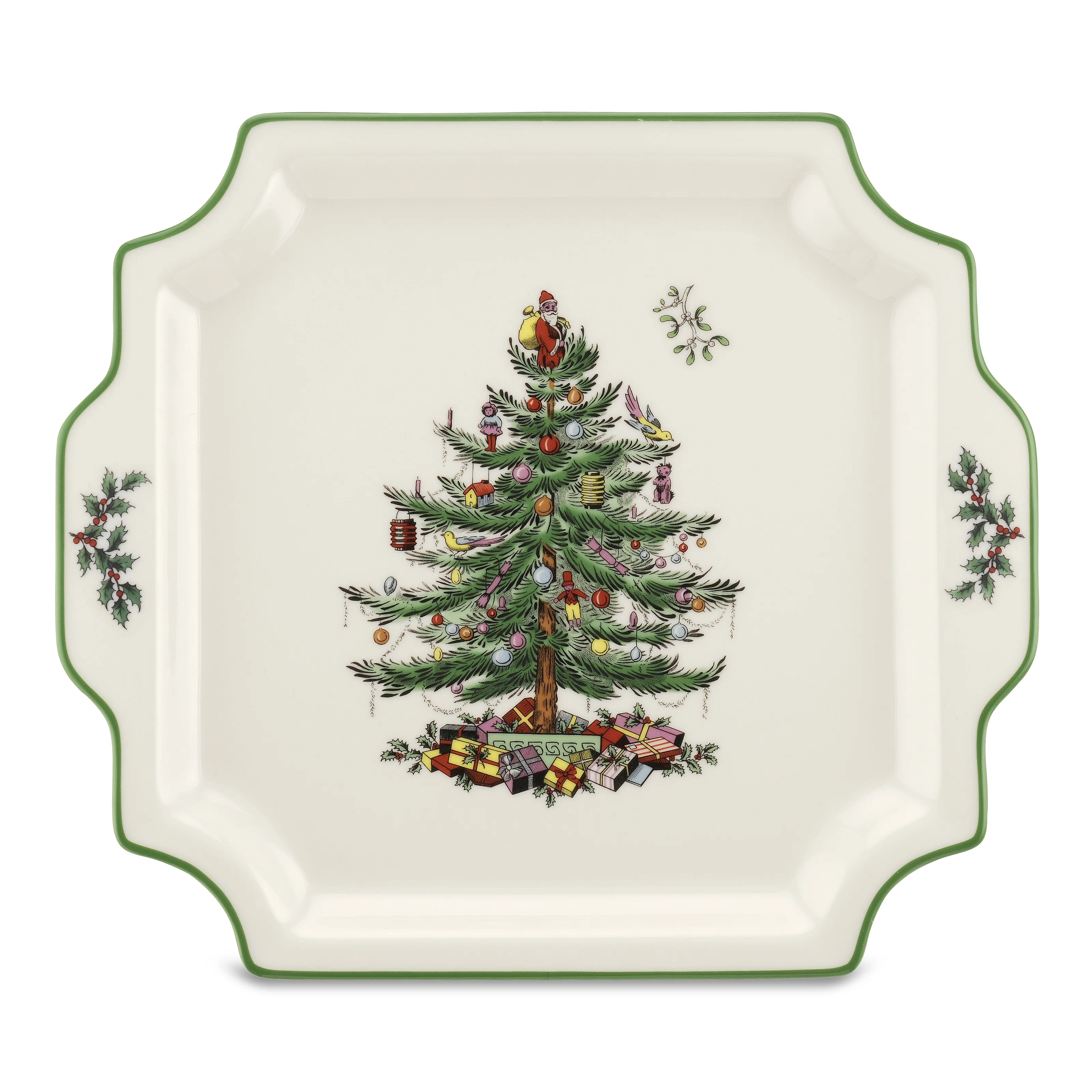 Spode Christmas Tree Serve Handled Platter & Reviews - Wayfair Canada | Wayfair North America