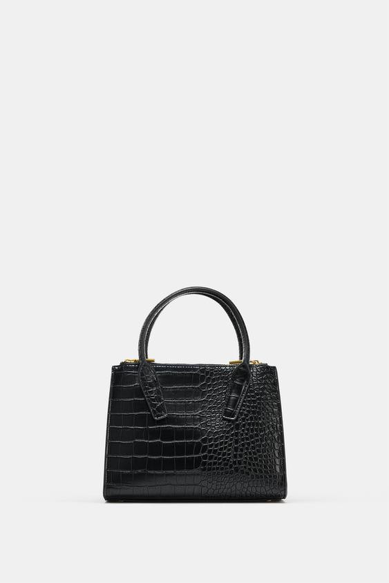 EMBOSSED MINI CITY BAG | Zara US