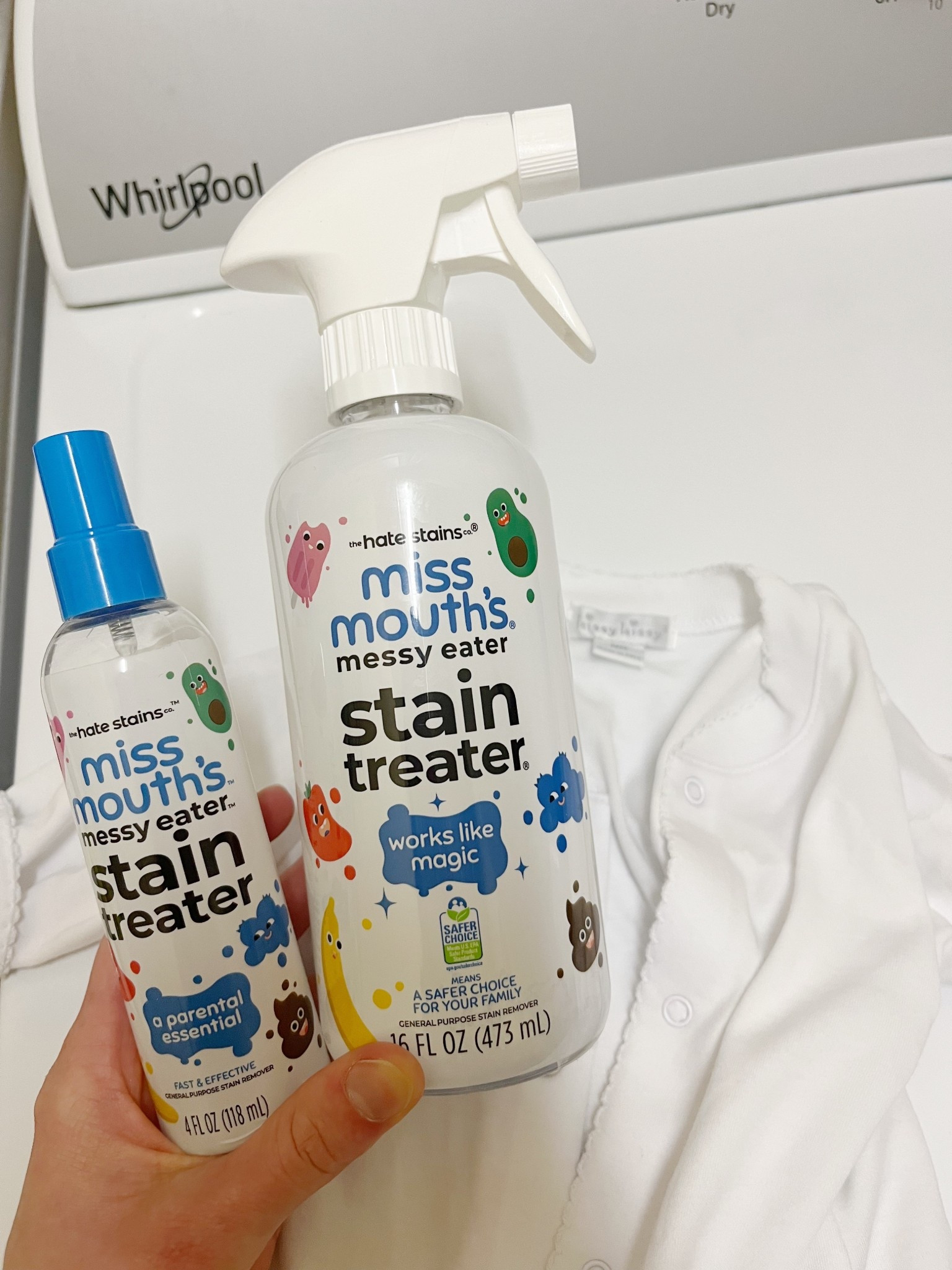 Nontoxic stain remover spray!! Literally works miracles & has gotten every stain out of my daughters clothes, bedding, etc! 

#LTKSaleAlert #LTKdayinmylife #LTKmomlife