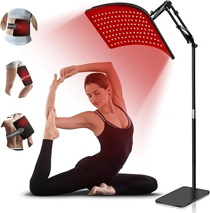 Red Light Therapy for Body, 2 in 1 Removable Red Light Panel Red Infrared Light Therapy Lamp with... | Amazon (US)