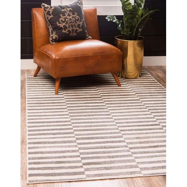 Unique Loom Striped Williamsburg Area Rug | Bed Bath & Beyond