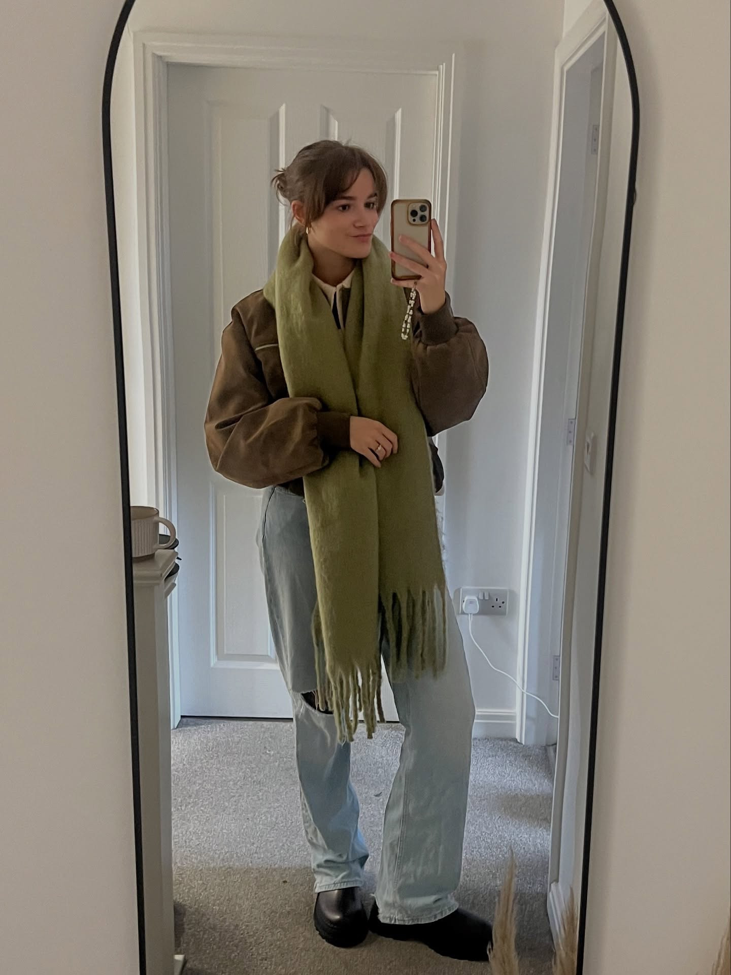 Fluffy scarf and cute jacket season is back - aka Christmas market season 🥹✨ 

Have you been anywhere festive yet?! 🎄

Autumn outfits, cosy outfits, winter outfits, brown jacket, ripped jeans, baggy jeans, easy outfit inspo, casual outfits 



#LTKuk #LTKautumn #LTKwinter