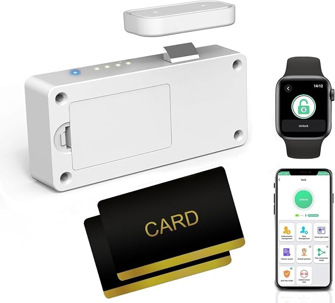 Cabinet Lock RFID Card NFC eLinkSmart Hidden Drawer Lock for Child Safety Cupboard Door Kitchen P... | Amazon (US)