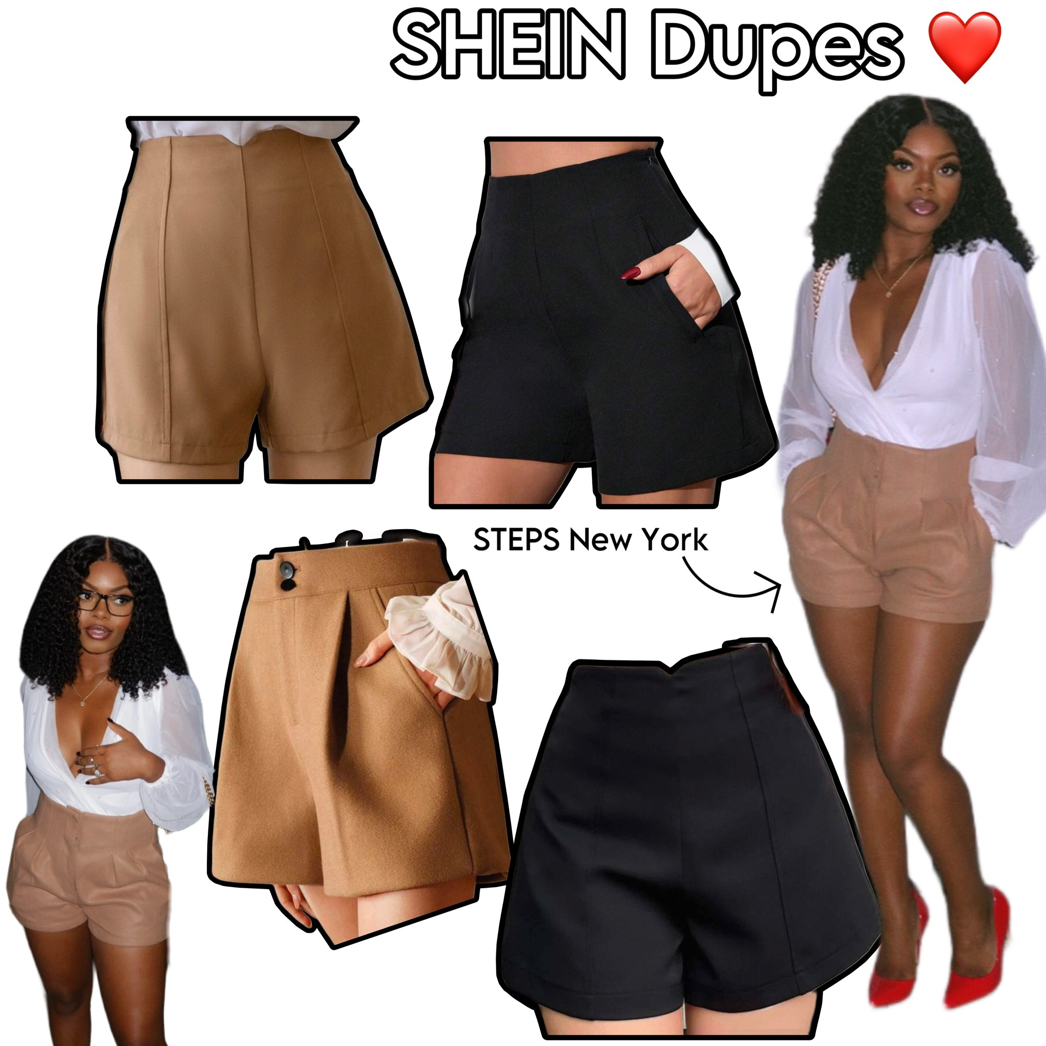SHEIN dupes for my Faux wool High waisted Shorts from Steps New York ❤️

#LTKMostLoved #LTKPetite #LTKStyleTip