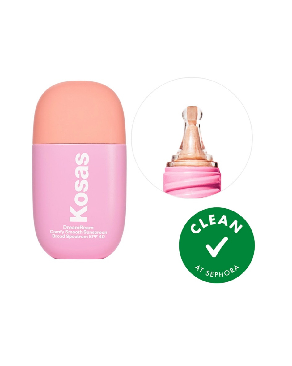 NEW lighter shade of the Kosas DreamBeam SPF 🤩 AND IT’S PERFECTION!!! I feel so much better using a lighter version so I don’t have to keep balancing shades of products over top! I love both, but know there are options now is amazing!!