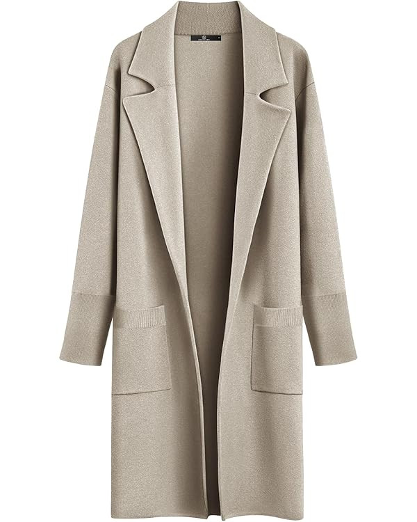 LILLUSORY Women's Long Dressy Cardigan Sweaters Fall Trendy Oversized Coatigan 2023 Knit Jacket W... | Amazon (US)