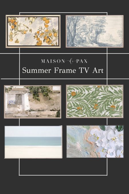 Wanting to add some more flare to your Samsung Frame TV? These summer art pieces will be a great addition to your rotation  

#LTKSeasonal #LTKfamily #LTKhome