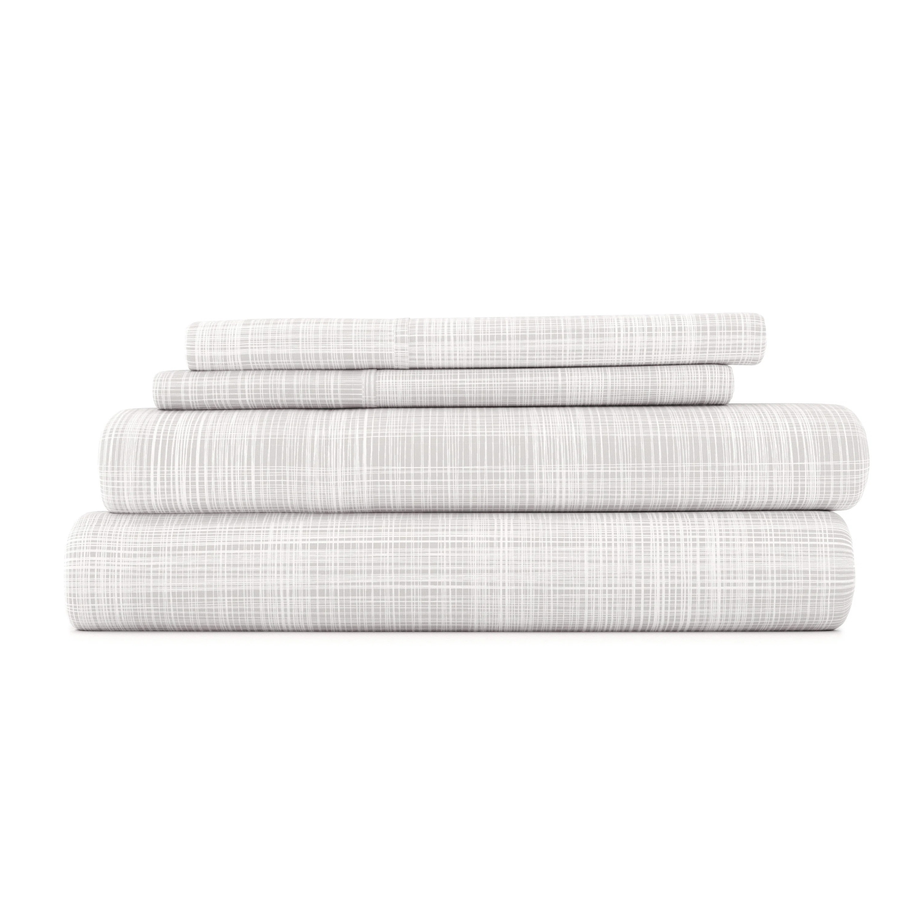 Simply Soft™ Thatch Pattern Microfiber Sheet Set | Wayfair North America