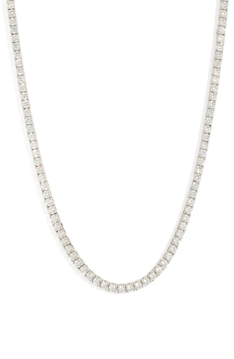 Classic Cubic Zirconia Tennis Necklace | Nordstrom