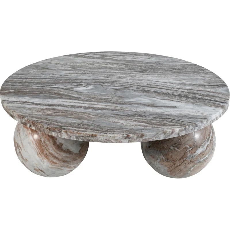 Heads can't help but turn when you add this lovely Spherical coffee table to your space. Three ro... | Wayfair North America