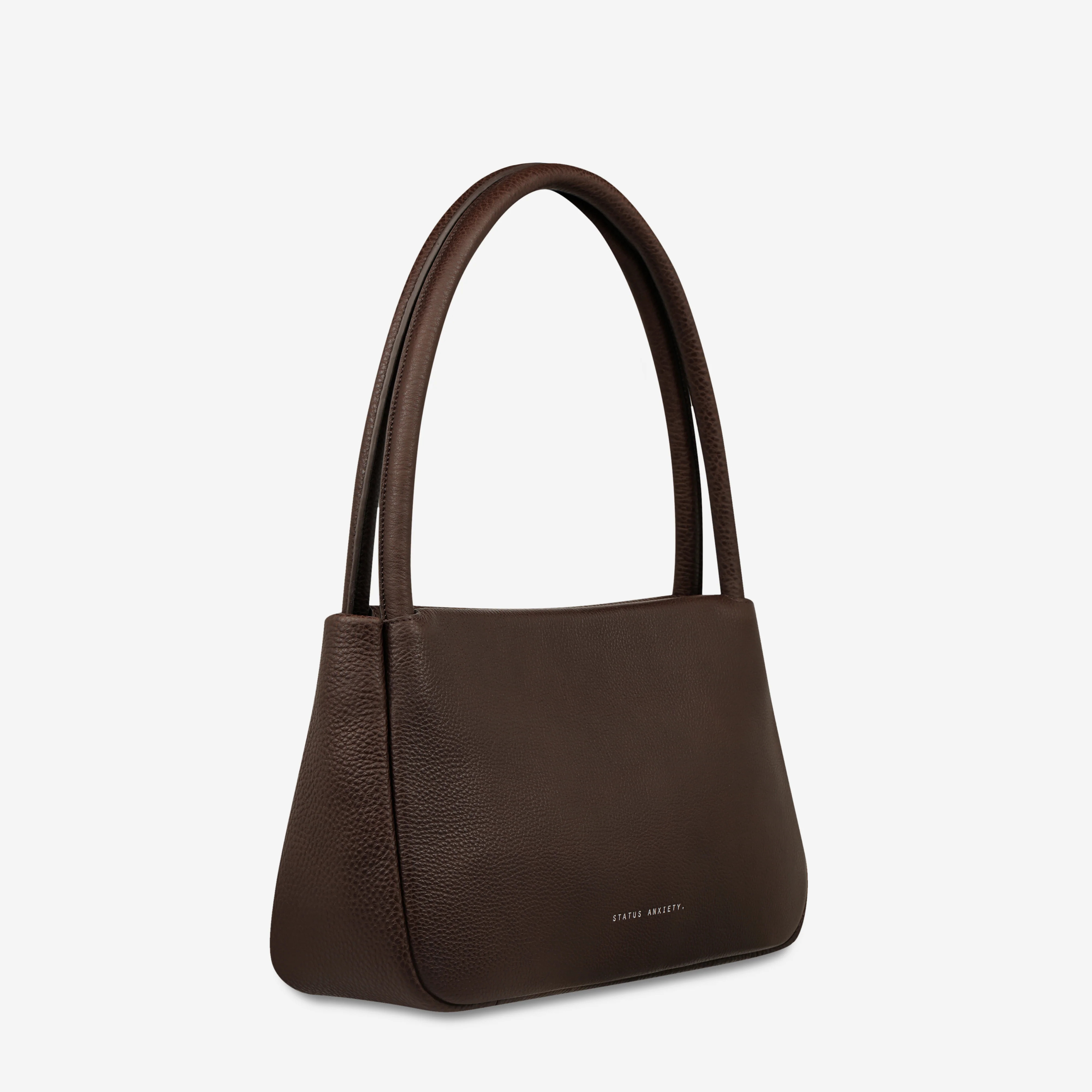 Light Of Day Women's Cocoa Leather Handbag | Status Anxiety® | Status Anxiety 