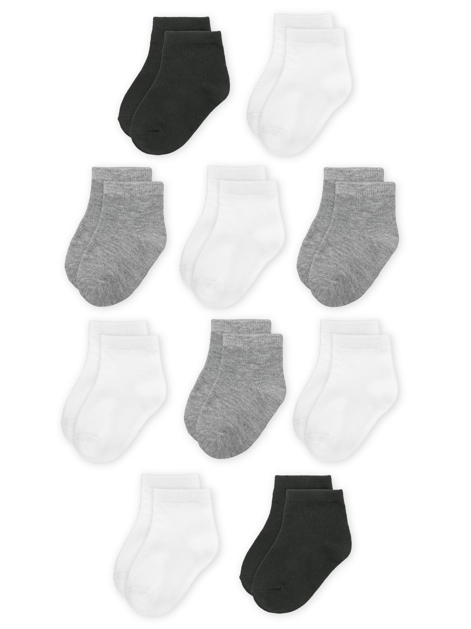 Wonder Nation Boys Ankle Socks, 10 Pack, Size 0M- 5T | Walmart (US)