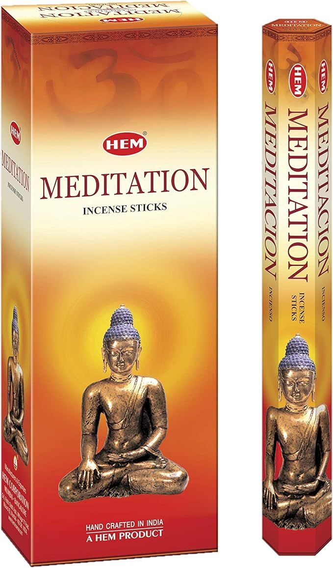 HEM Meditation Incense Sticks - Pack of 6 - 120 count - 301g | Amazon (US)