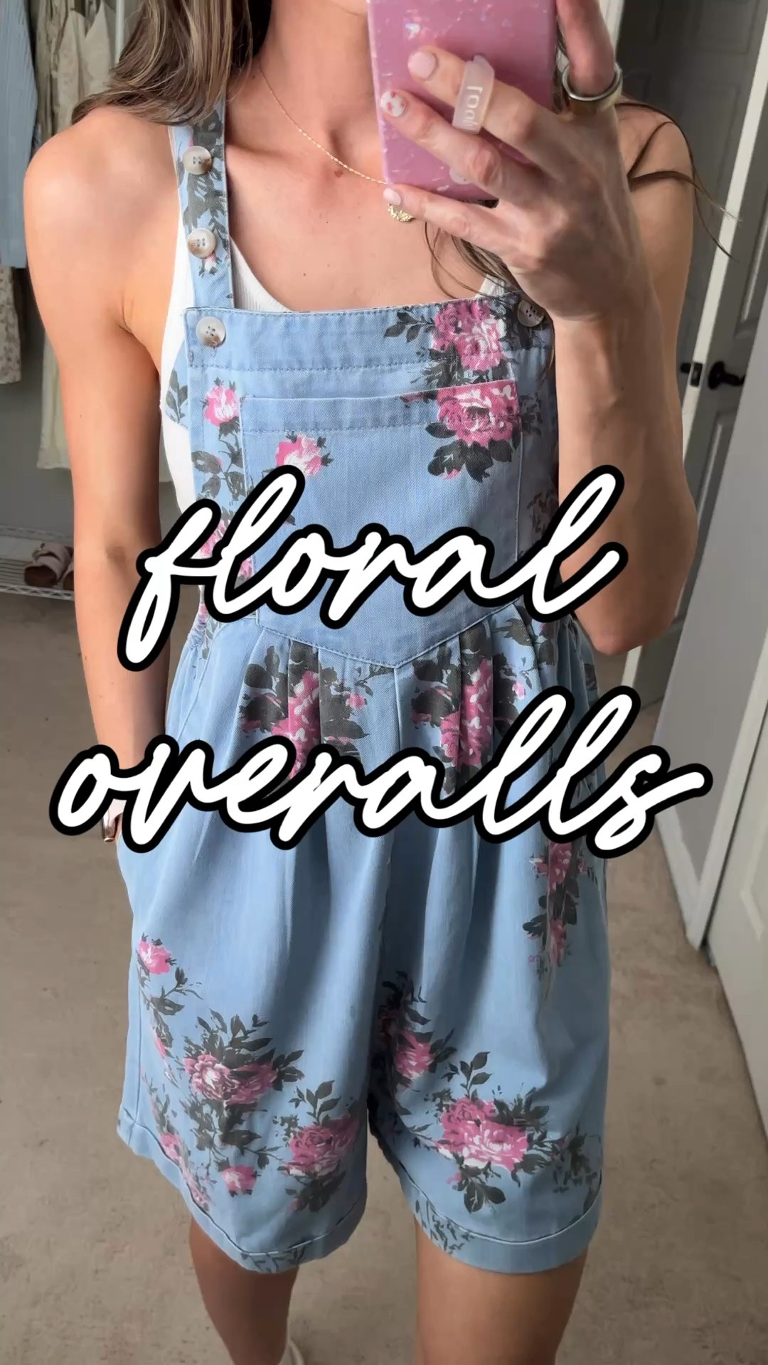 These might be the cutest floral overalls ever- that are all girl friendly! I randomly found these on Amazon a couple weeks ago! I ordered them so fast & then kept getting sidetracked with all the new Walmart finds! 🤭☺️🌸🌼 they come in a few washes! I’m wearing the light wash.

✨sizing:
Overalls: I’m wearing a small, but they fit oversized! an XS would’ve fit too!

#modestoutfit #springfashion2026 #amazonfinds @amazonfashion @amazon 

#LTKmomlife #LTKootd #LTKTall