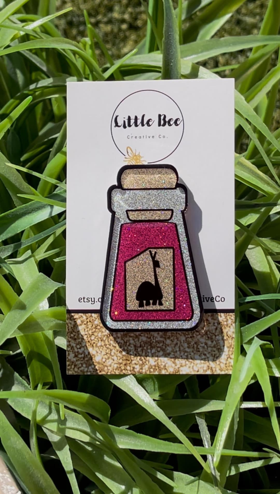 Llama Extract Glitter Badge Reel, Pediatric Nurse - Etsy | Etsy (US)