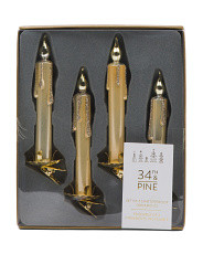 Set Of 4 Candle Ornaments | Pillows & Decor | Marshalls | Marshalls