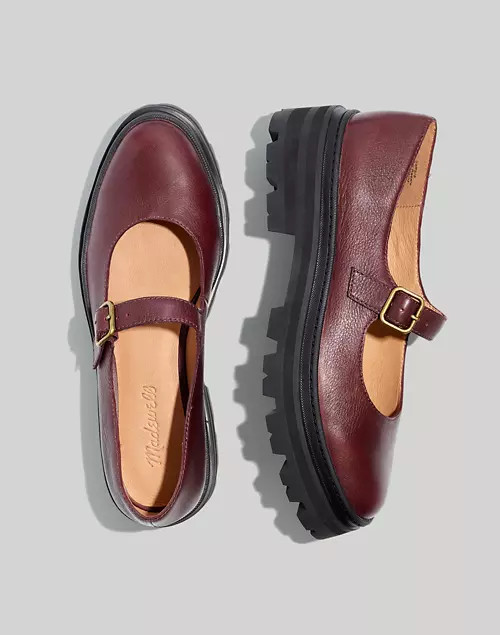 The Freya Platform Lugsole Mary Jane | Madewell