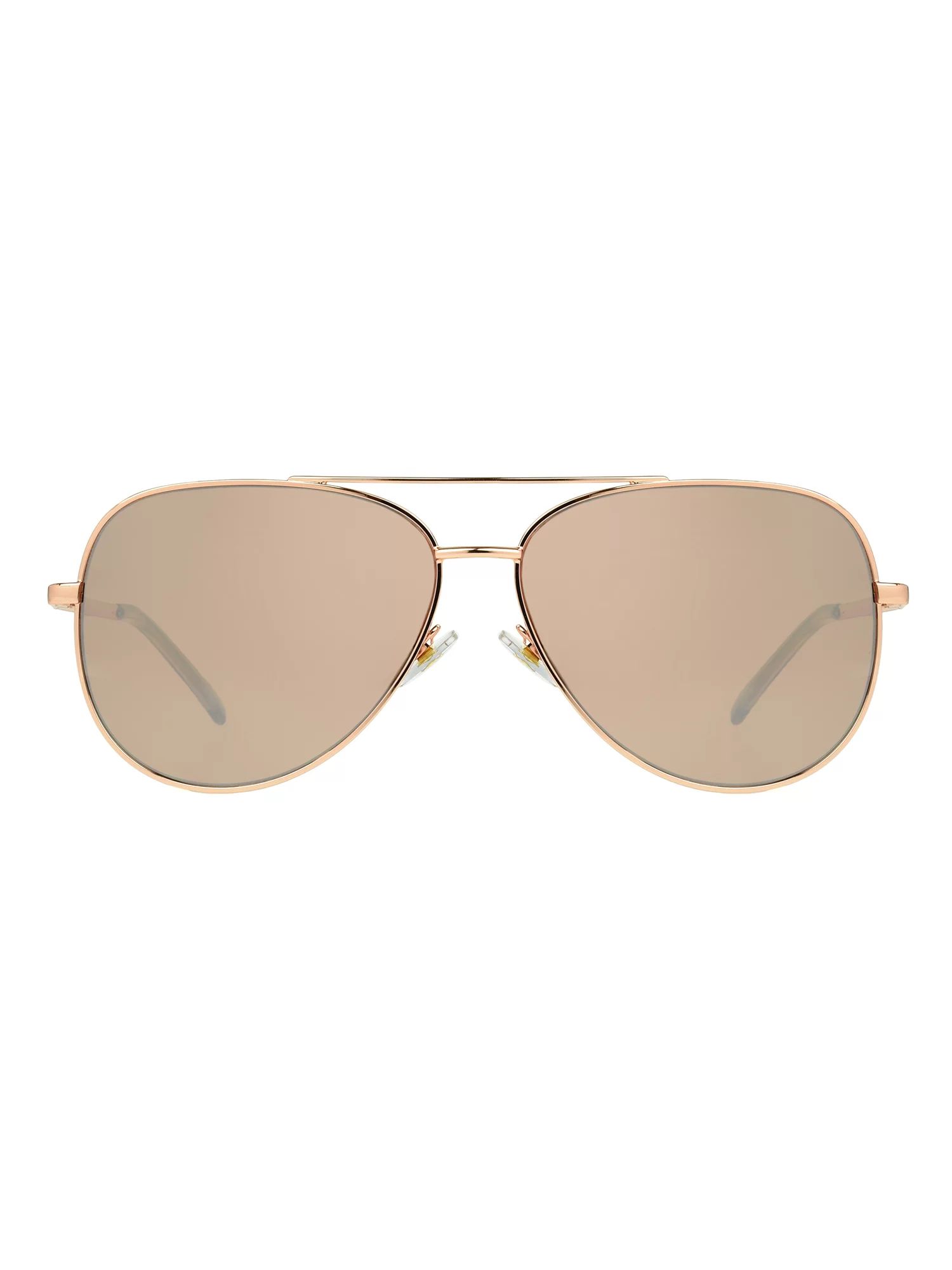 Scoop Women's Aviator Rose Gold-Tone Sunglasses | Walmart (US)