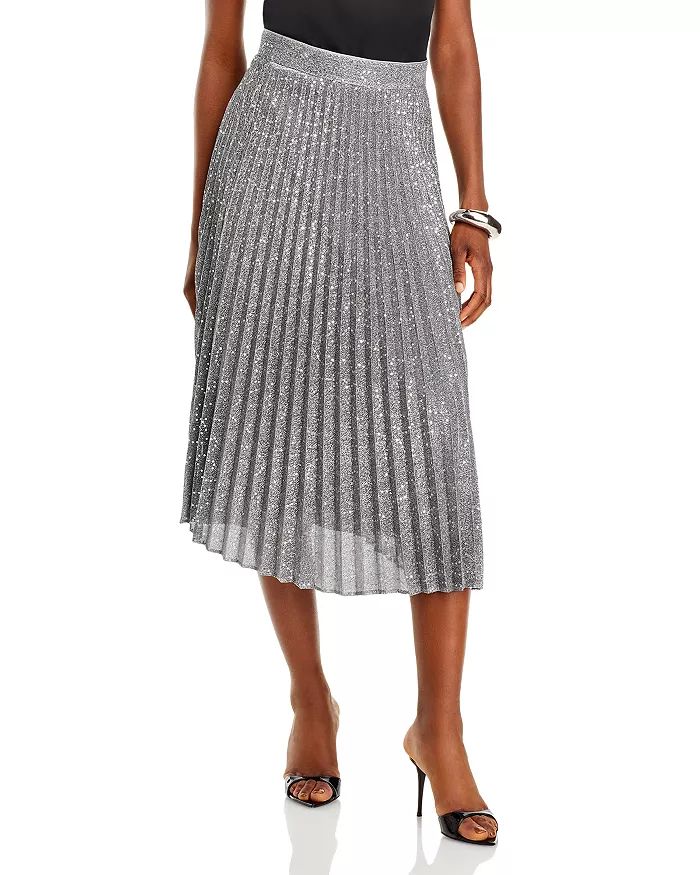Rayla Pleated Sequin Skirt | Bloomingdale's (US)