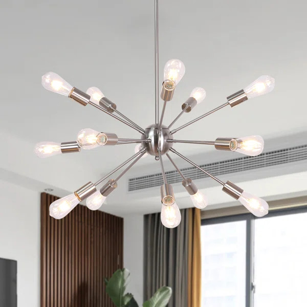 Janesville 15 - Light Sputnik Sphere Chandelier | Wayfair Professional