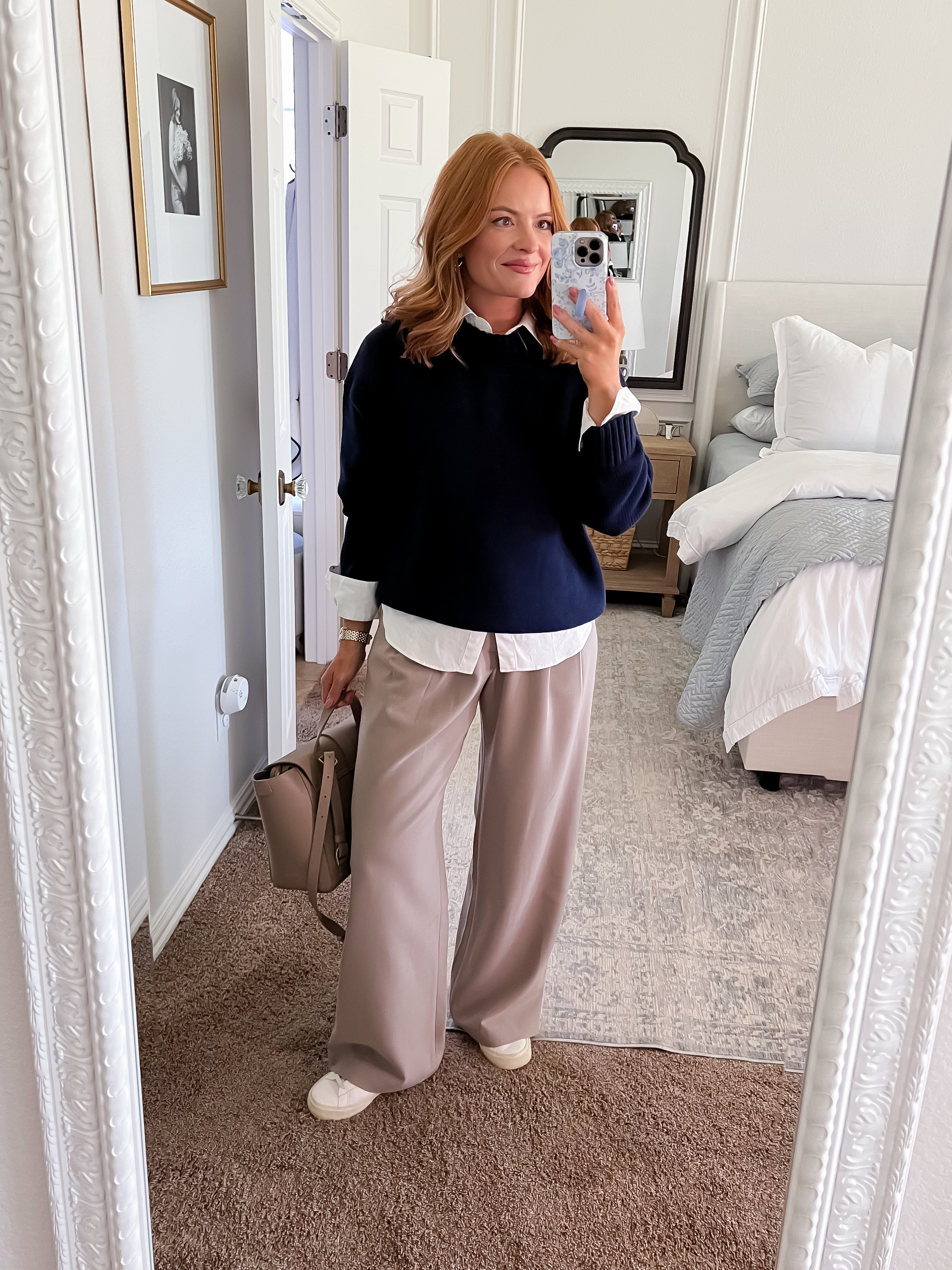 Gap casual workwear! Styling slacks with sneakers is such a fun and easy way to be casual at the office!

Sizing:
Sweater - small
Button down - small
Pants - 6

#LTKWorkwear #LTKStyleTip #LTKSeasonal