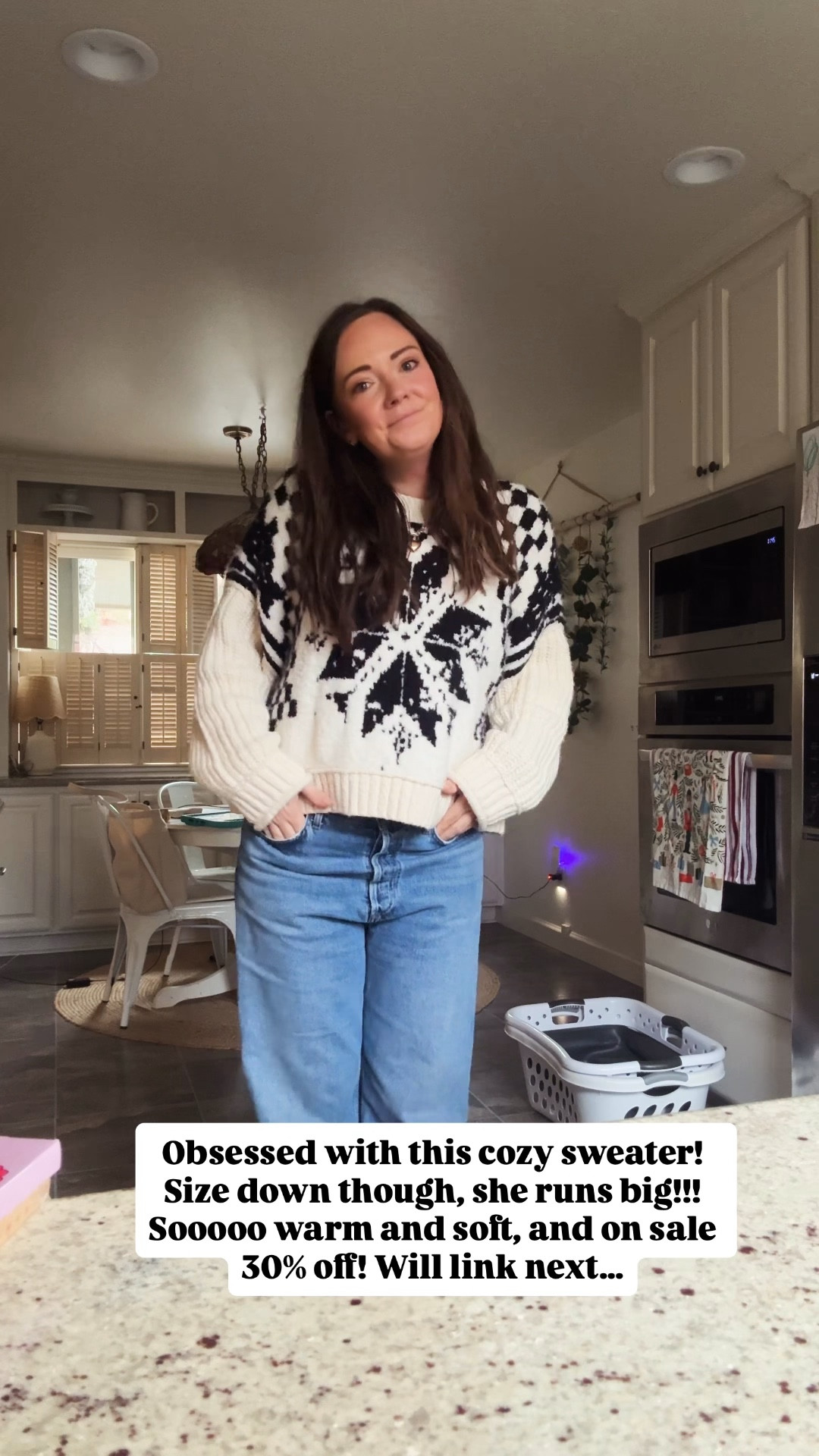 30% off the coziest sweater!!! Size down, it runs big! Linking my cute necklace and the BEST jeans!!! And my fave Birk Boston dupes! 🙌🏻🫶🏼

#LTKGiftGuide #LTKSaleAlert #LTKCyberWeek