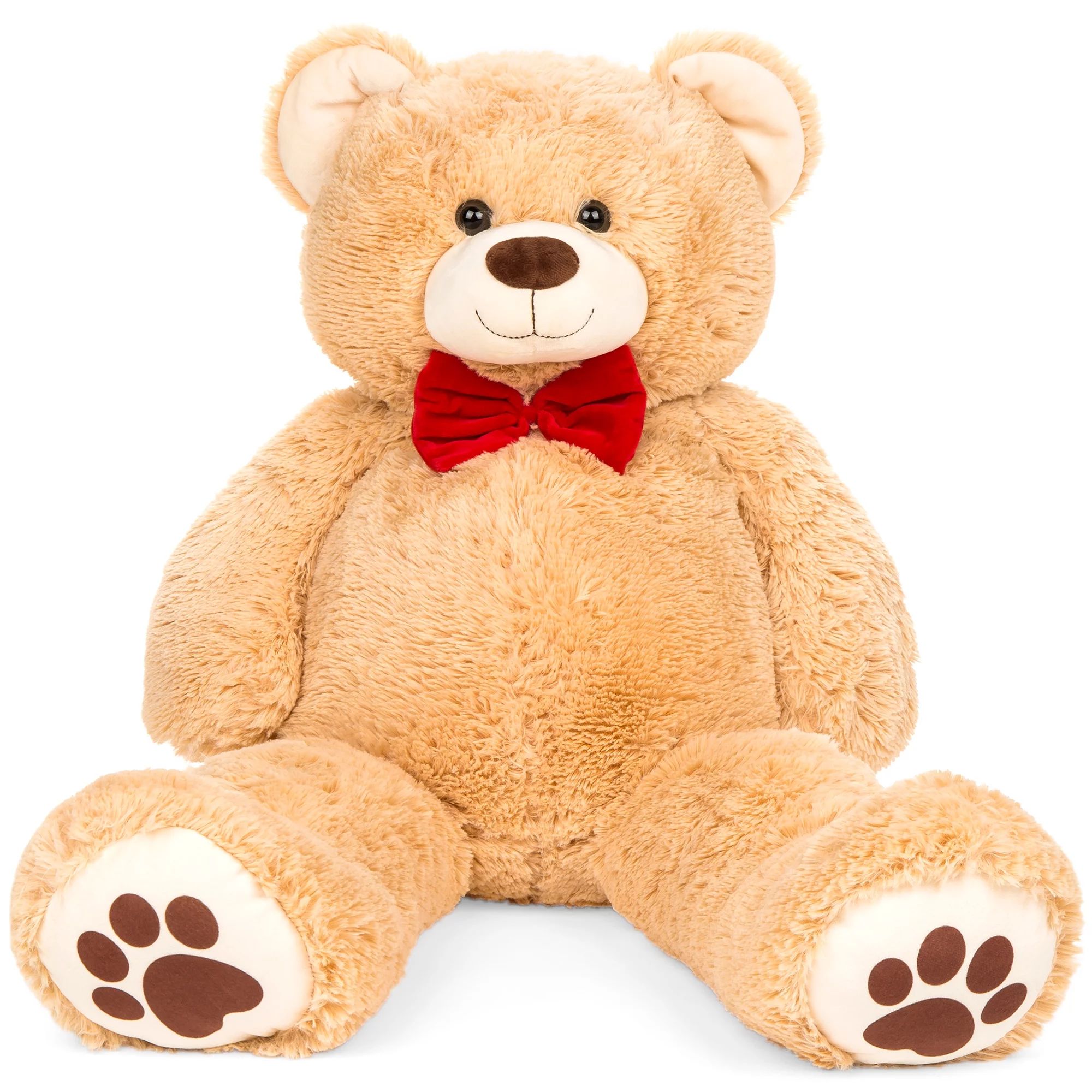 Best Choice Products 38in Giant Soft Plush Teddy Bear Stuffed Animal Toy w/ Bow Tie, Footprints -... | Walmart (US)