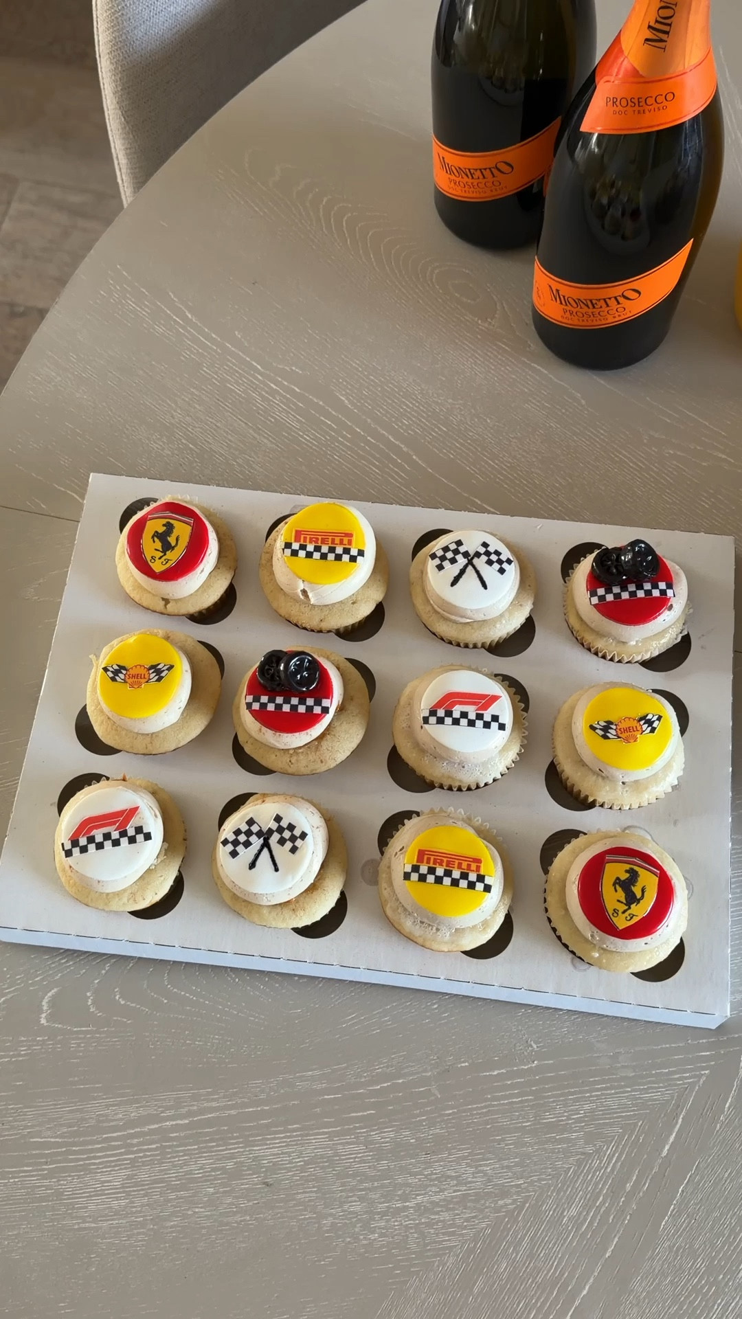 Surprised my husband with tickets to #F1 for his birthday! In the #Ferrari box - a beautiful #esspressoset that I found on tedonesuperfoods.com. I also included racing patches and a ticket I designed on Canva 🏎️🏁🔥 Cupcakes are from @jillycakesbakes on Instagram!

#birthday #giftideasformen #giftideas #formulaone

#LTKstorytime #LTKMens #LTKdayinmylife