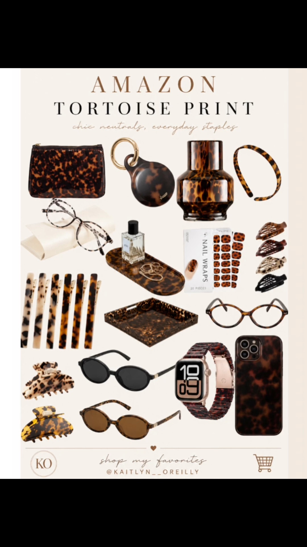 Tortoise print is one of those timeless trends that never goes out of style. From chic hair clips and sunglasses to phone cases, home décor, and everyday accessories, these affordable Amazon finds instantly elevate your look. If you love quiet luxury, old money style, neutral aesthetics, and designer-inspired accessories, you’ll love this collection.

#LTKOver40 #LTKHome #LTKmomlife