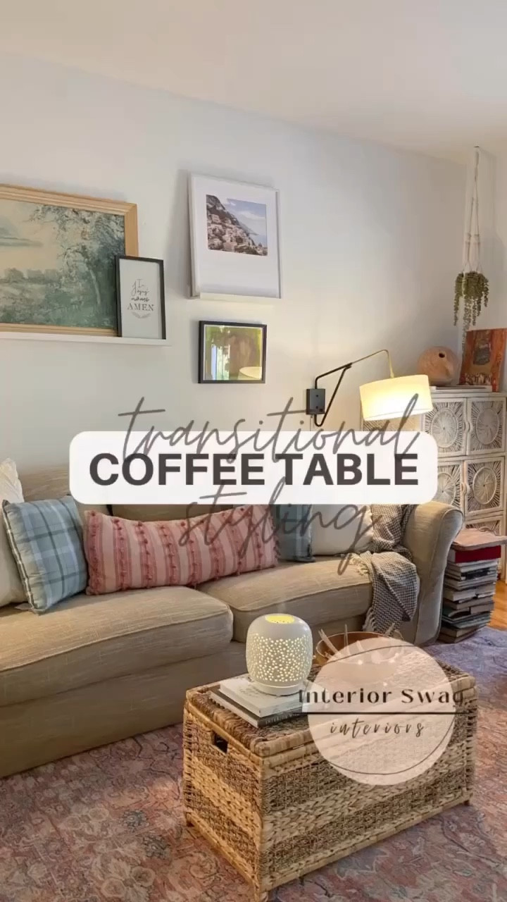 Rattan, wicker trunk, rattan storage trunk, rechargeable ceramic diffuser, coffee table books, interior design books, antlers, swing arm sconce amazon, Walmart 

#LTKhome #LTKFind #LTKunder100