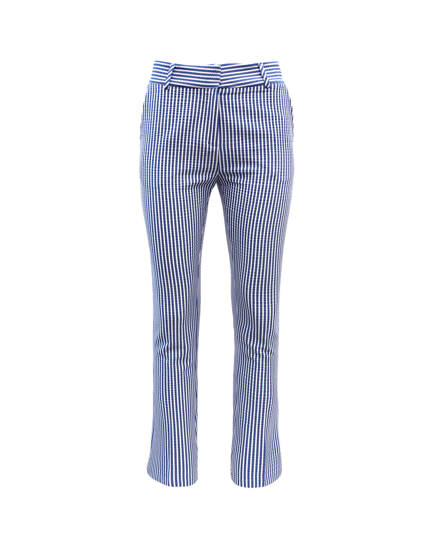 Thetis Striped Cropped Bootcut Pant | Wolf & Badger