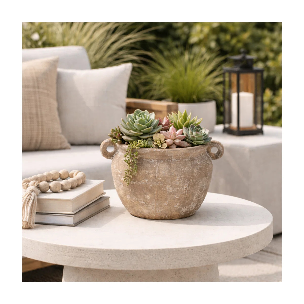 Hooge Textured Stoneware Jug Planter | Wayfair North America