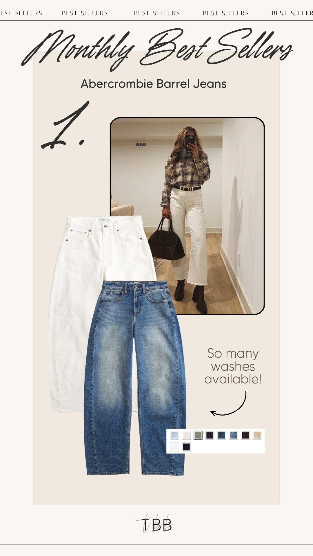 I get so much wear out of these barrel jeans from @abercrombie! So many easy ways to style them

#LTKootd #LTKgrwm #LTKSeasonal