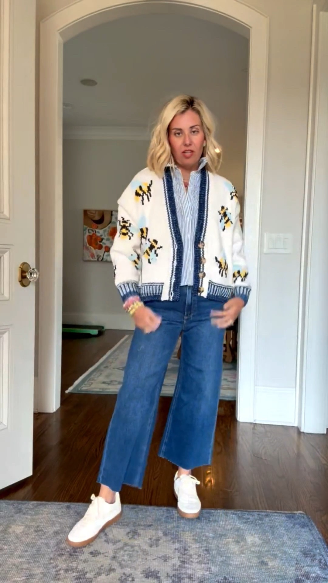 How cute is this sweater?!? Y’all know the Anessa jean is one of my go to denim & I’m loving this new pair!
Top - xs
Sweater - xs
Jeans - 26P

*Use code CATHERINE20 3/6-3/9 to save 20% when you spend $100+

#LTKgrwm #LTKOver40 #LTKdayinmylife