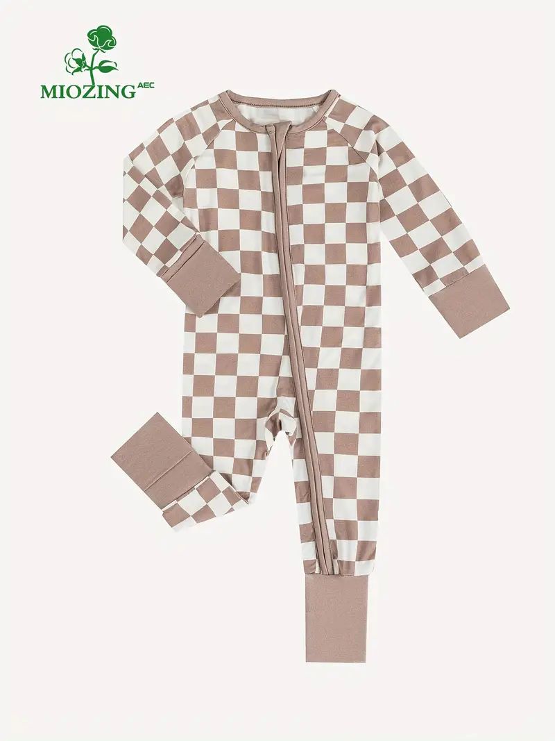 Miozing Bamboo Fiber Fabric Baby Boys Classic Checkboard - Temu | Temu Affiliate Program