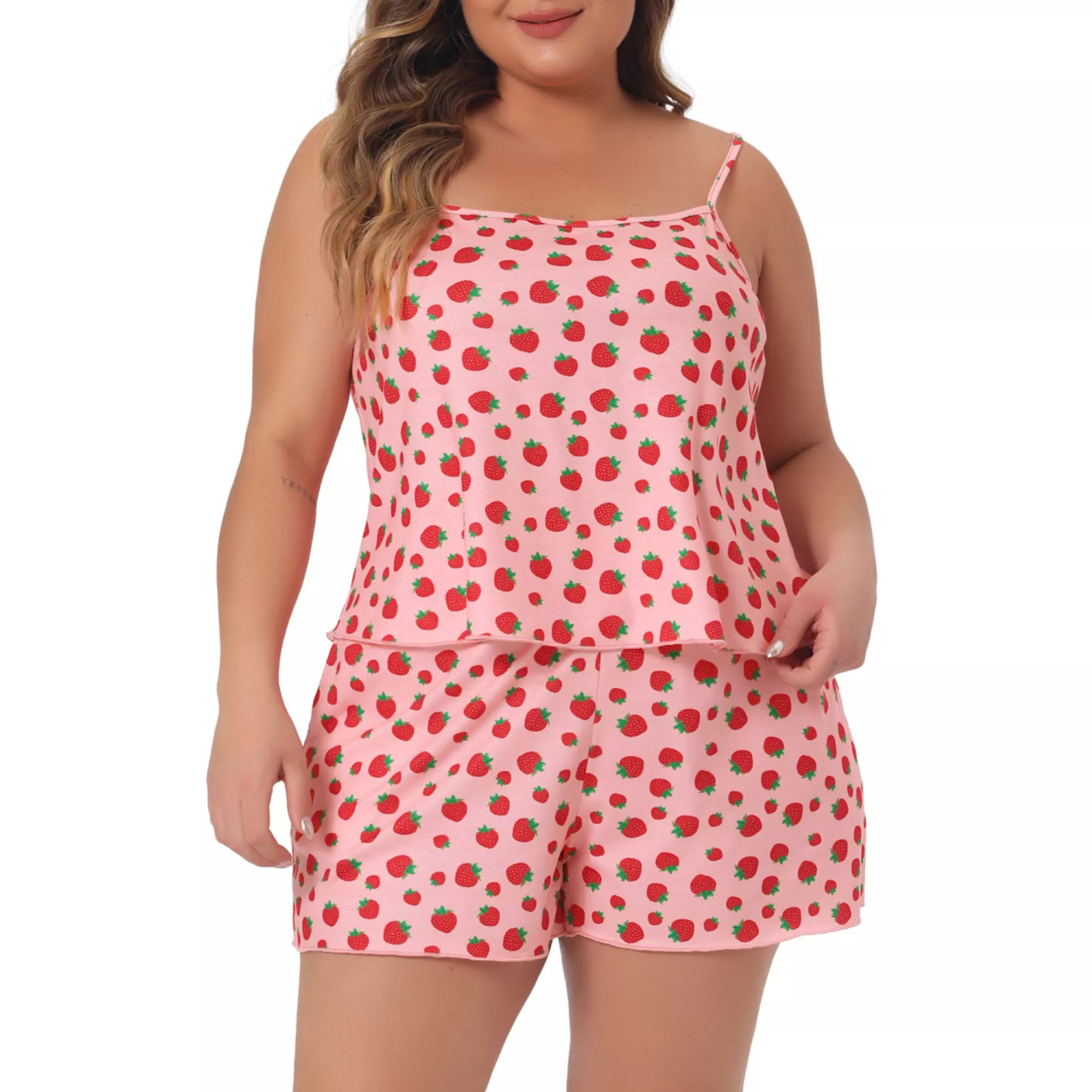 Plus Size Pajamas for Women Sleepwear Cami Shorts Set Cute Nightgown | Kohl's
