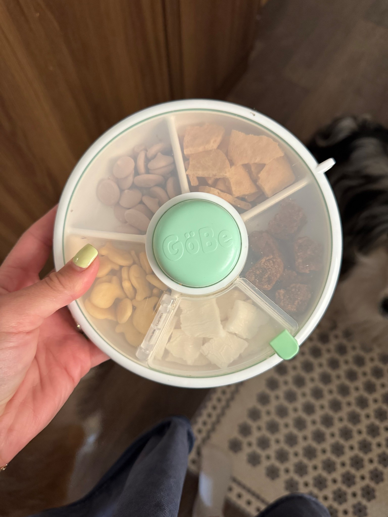 MOST USED TODDLER ITEM! WE R HERE FOR THE SNACKS! 