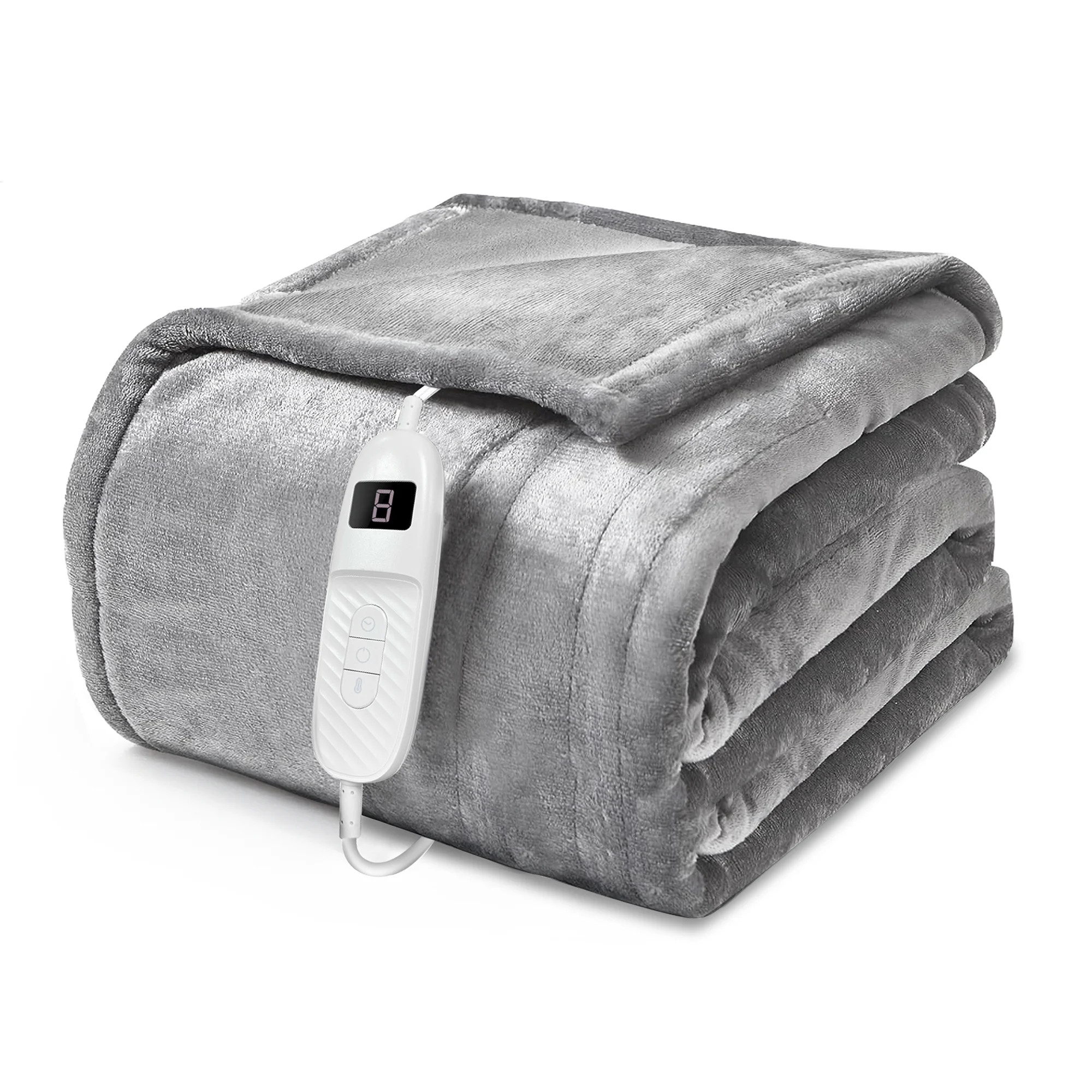 Riousery 62" x 84" Electric Heated Throw Blanket Twin Size with 10 Heating Levels & 1- 8H Auto-of... | Walmart (US)