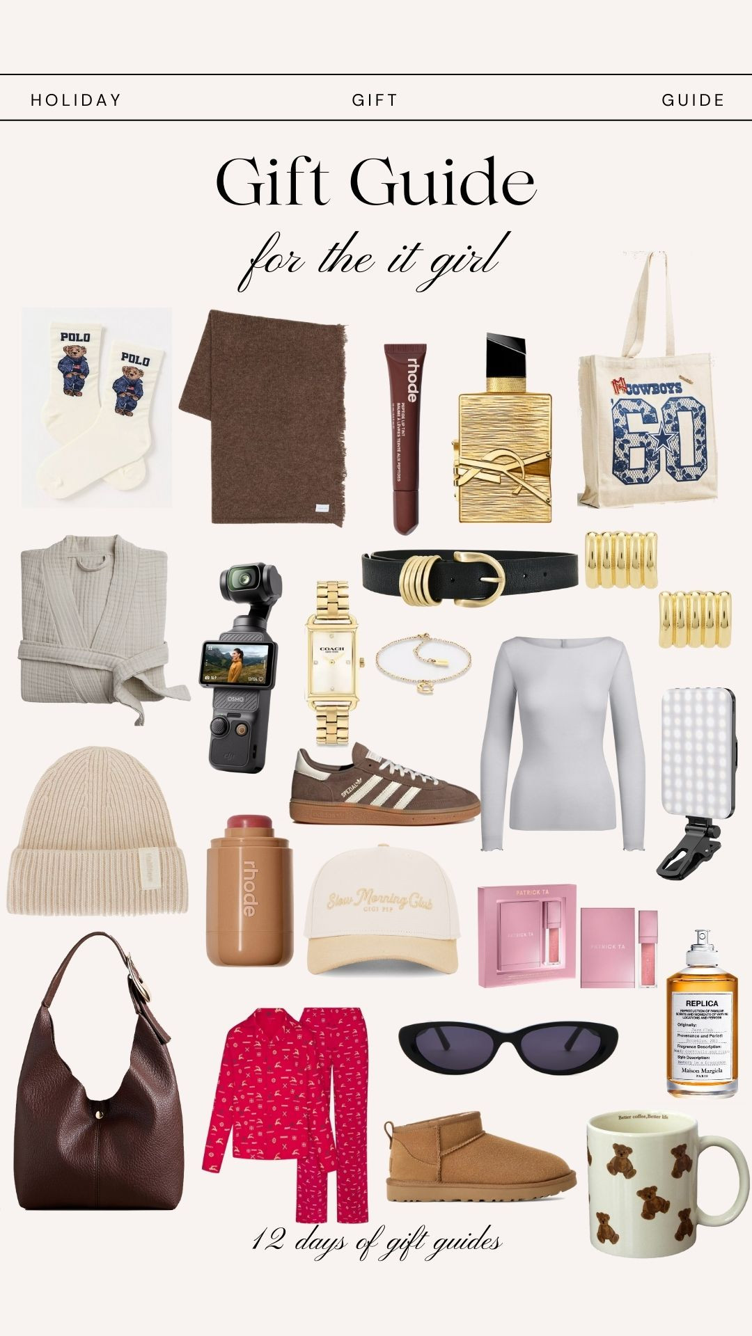 For the chic girl, the trendsetter, the one who’s always ahead of the curve and effortlessly put-together. This guide is packed with viral fashion finds, luxury-inspired accessories, beauty must-haves, elevated basics, statement pieces, and aesthetic gifts she’ll be obsessed with 🎁💋

Perfect holiday gifts for the stylish friend, the cool girl, the fashion lover, the ‘it girl’ in your life — or yourself 🤍

Shop my curated It Girl Holiday Gift Guide only on LTK!

#itgirlgiftguide #holidaygiftguide2025 #giftguideforher #ltkholiday #ltkfinds #viralproducts #fashiongirlies #chicgifts #luxuryinspired #giftideas2025 #aestheticgifts #trendinggifts #12daysofgiftguides 

 #LTKwinter #LTKgiftguide #LTKholiday